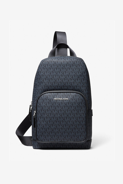Michael Kors | темно-синяя комбинированная сумка-слинг Cooper