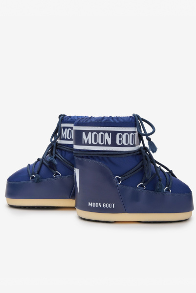 Moon Boot | ботинки Icon Low Blue Nylon 80D1409340