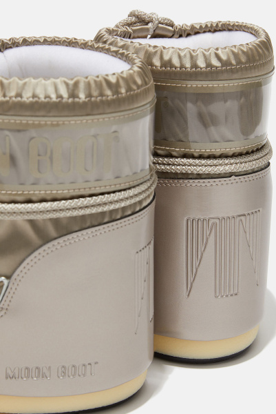 Moon Boot | ботинки Icon Low Glance Platinum Satin 80D1409350