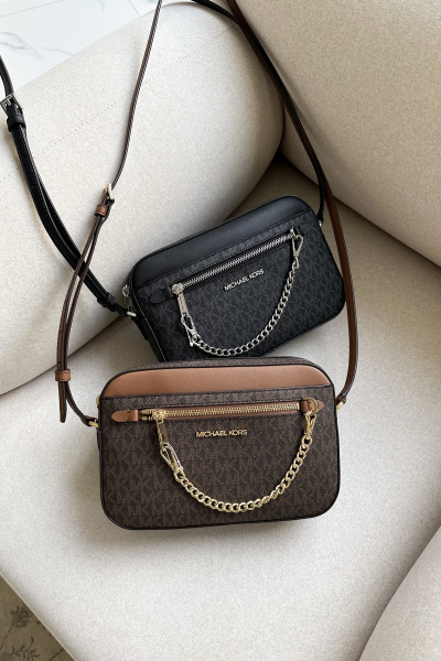 Michael Kors | сумка Jet Set Large Logo Black 35S1STTC9B