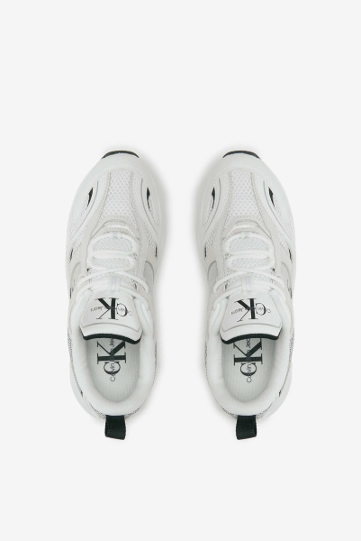 Calvin Klein Jeans | комбіновані кросівки Retro Tennis Bright White/Black  YW0YW008910K5