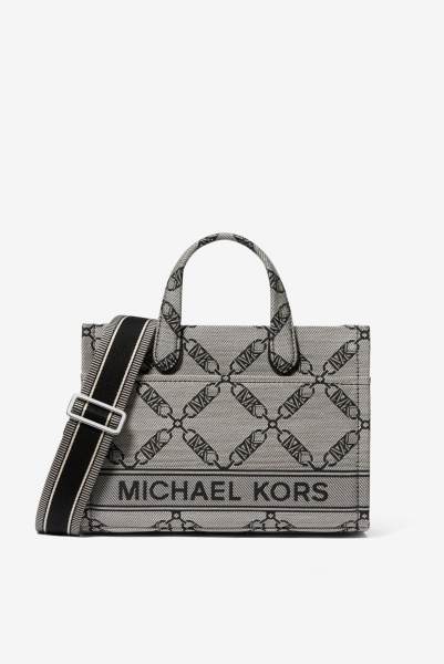 Michael Kors | текстильная сумка Gigi Small Natural/Black