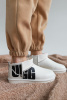 UGG | замшевые ботинки Classic Ultra Mini Chopd White  || UGG | шкіряні черевики Classic Ultra Mini Chopd White 