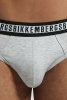 Bikkembergs | комплект из двух брифов Grey Melange BKK1USP08BIM2 || Bikkembergs | комплект із двох брифів Grey Melange BKK1USP08BIM2