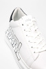 Karl Lagerfeld | кожаные кеды Kapri Karl Outline Logo White KL62511 011 || Karl Lagerfeld | шкіряні кеди Kapri Karl Outline Logo White KL62511 011