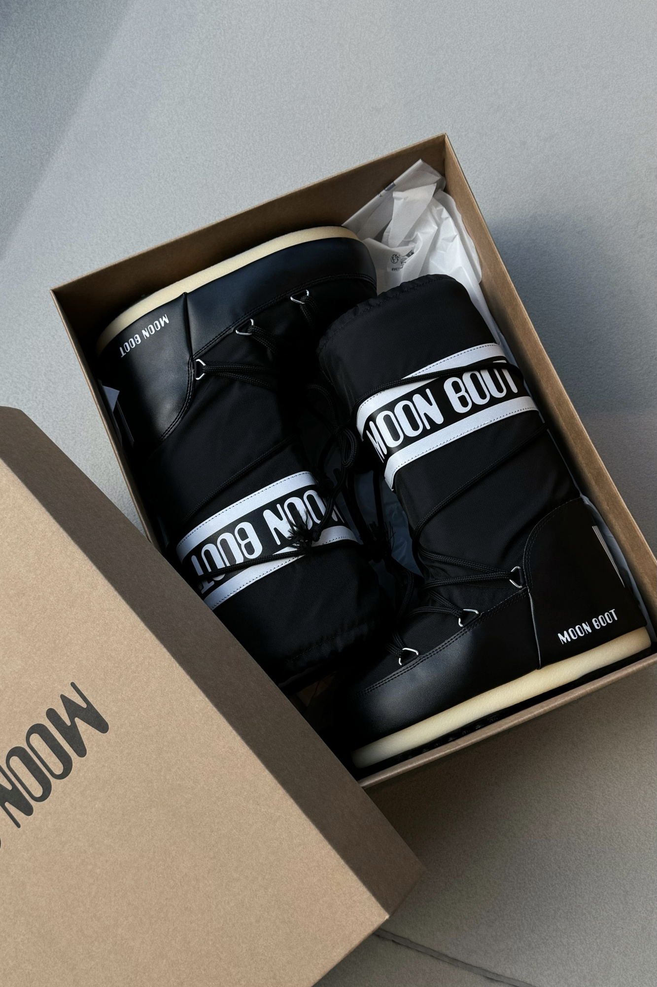 Moon Boot | черевики Icon Black Nylon