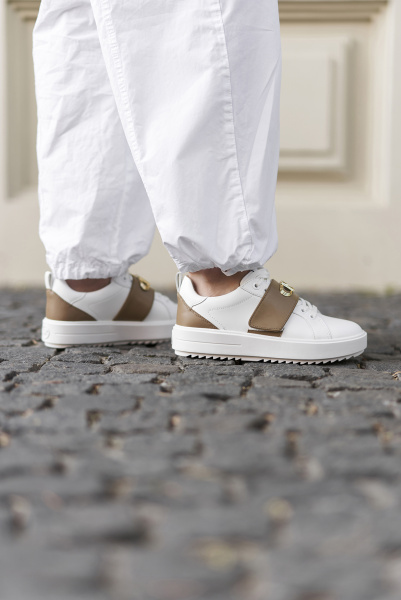 Michael Kors | кожаные кеды Emmett Strap Husk Multi 43F2EMFS1L 293