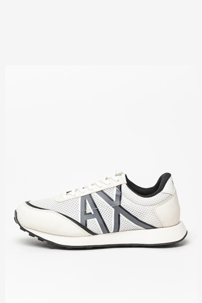 Armani Exchange | комбинированные кроссовки Optic White/Black
