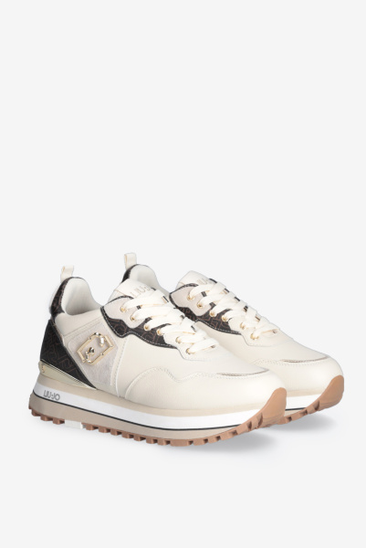 LIU JO | шкіряні кросівки Maxi Wonder Beige BF3003PX393S3088