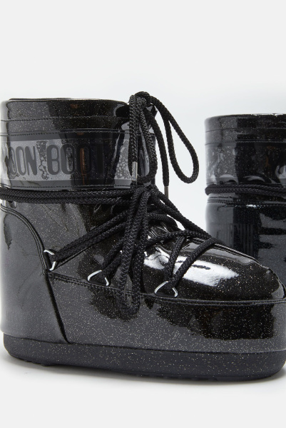 Moon Boot | ботинки Icon Low Black Glitter 80D1409440