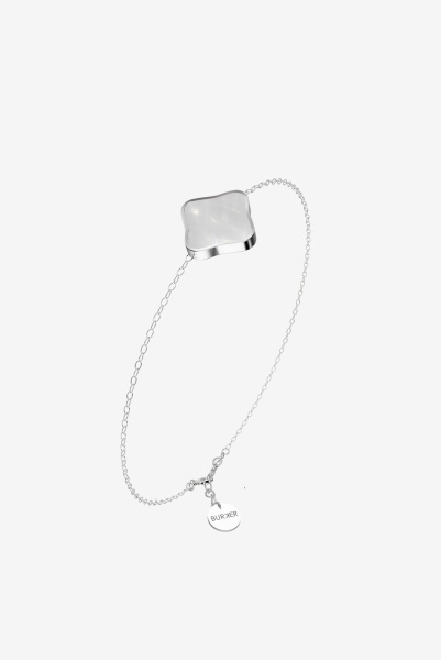 Burker | браслет Flora Silver White