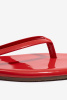 TKEES | вьетнамки Square Toe Lily Red Gloss  || TKEES | в'єтнамки Square Toe Lily Red Gloss 