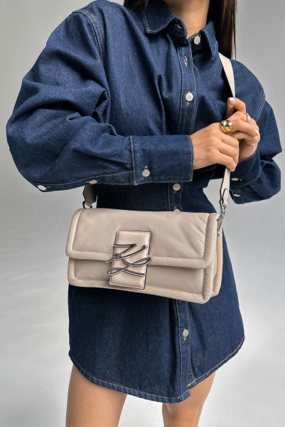 Karl Lagerfeld | сумка K/Autograph Soft SM BGTT Nylon Hazelwood 231W3040 A999