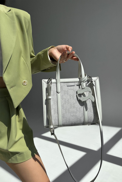 Karl Lagerfeld | сумка K/Ikonic 2.0 Mono CC SM Tote OFF White 230W3061 A590