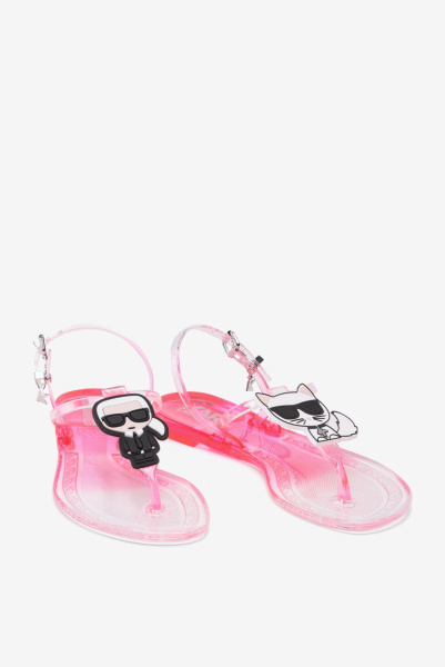 Karl Lagerfeld | резиновые сандали Jelly Gradient Ikonik Sling Fuxia KL80002A VFP