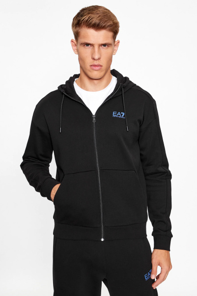 EA7 | чорний спортивний костюм на флісі 6RPV66 PJ07Z 1200