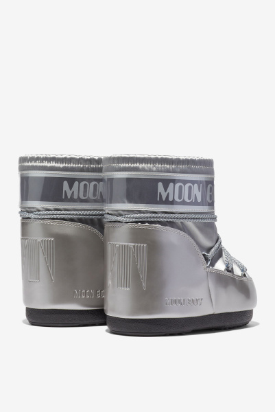 Moon Boot | ботинки Icon Low Glance Silver Satin 80D1409350