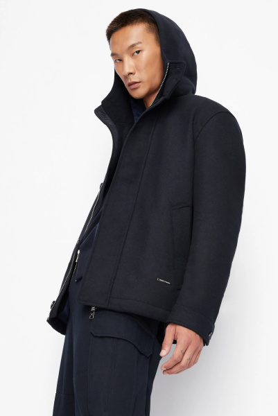 Armani Exchange | вовняне пальто Black 6LZB30 ZNIKZ 1200