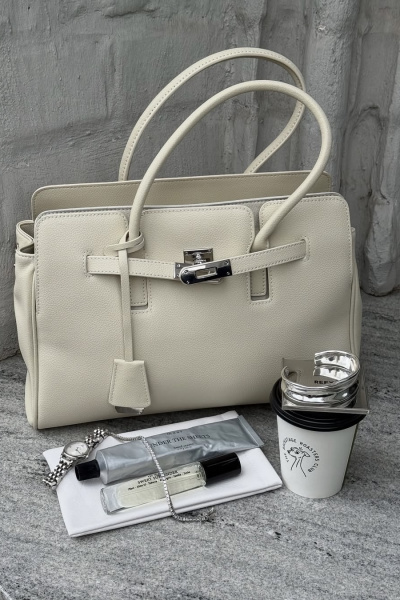 SSAGE | сумка Book Tote II White