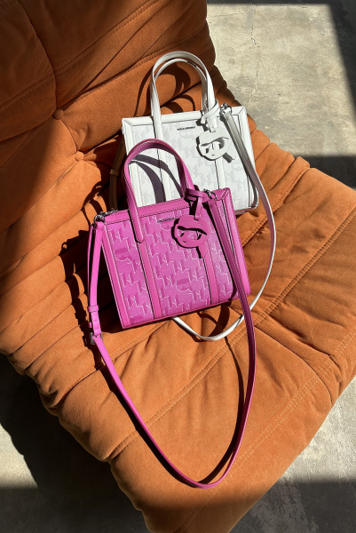 Karl Lagerfeld | сумка K/Ikonic 2.0 Mono CC SM Tote Spring Crocus 230W3061 A590