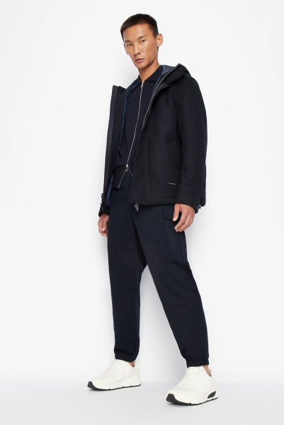 Armani Exchange | вовняне пальто Black 6LZB30 ZNIKZ 1200