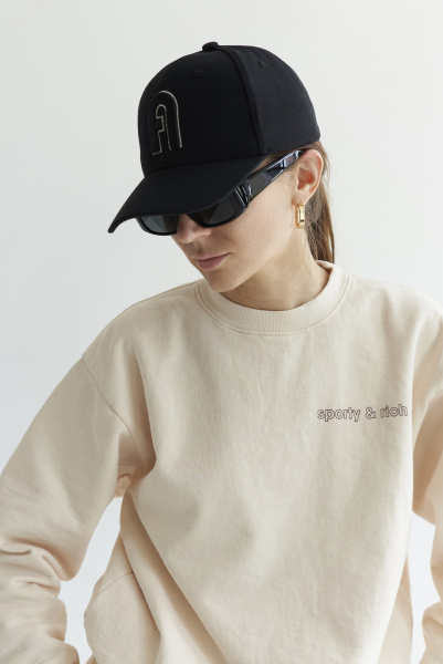 FURLA | хлопковая бейсболка Varsity Style Nero WH00006-BX1850-O6000