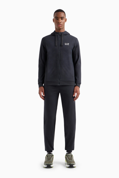 EA7 | темно-синій бавовняний спортивний костюм