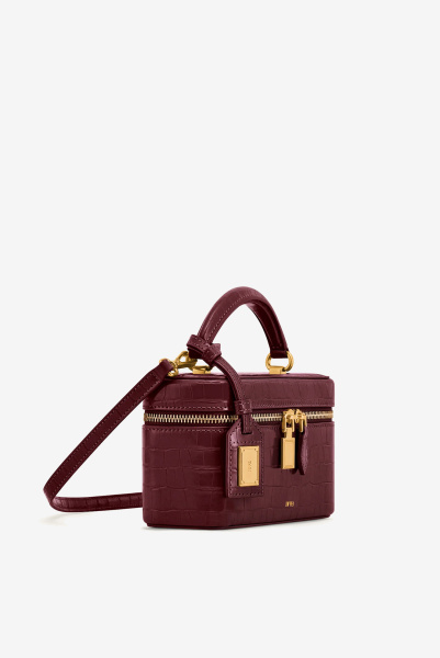 JW PEI | сумка Cleo Claret Croc