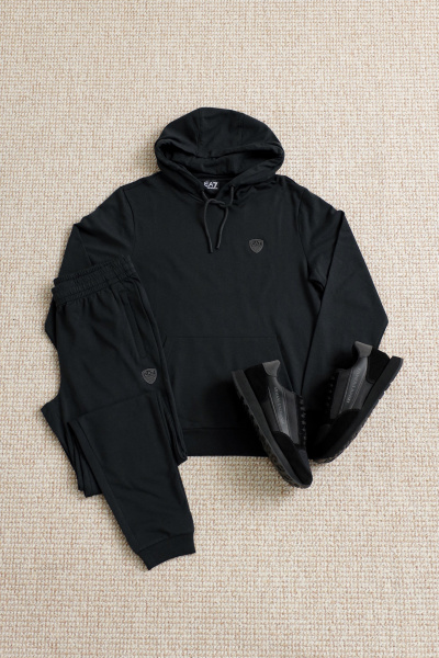 EA7 | худи Train Premium Shield Black