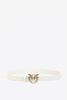 PINKO | шкіряний ремінь Love Berry Simply H2 WhiteGold