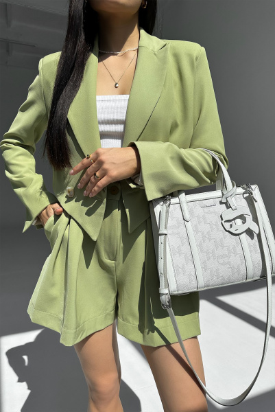 Karl Lagerfeld | сумка K/Ikonic 2.0 Mono CC SM Tote OFF White 230W3061 A590