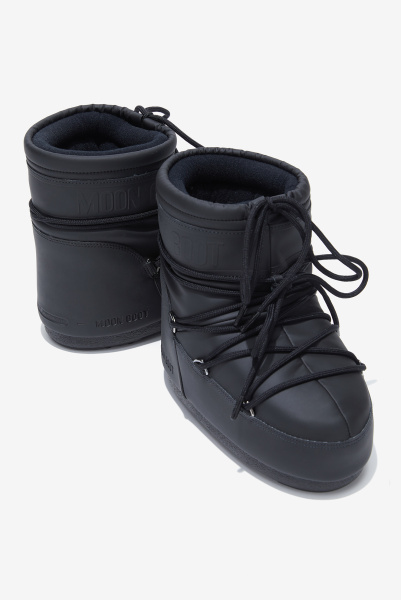 Moon Boot | ботинки Icon Low Black Rubber 80D1409380
