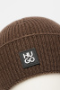 HUGO | темно-коричневая шапка Xamoh 50500505 201 || HUGO | темно-коричнева шапка Xamoh  50500505 201