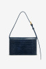 JW PEI | сумка на плече Clio Navy Croc  || JW PEI | сумка Clio Navy Croc 