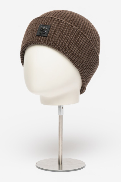 HUGO | темно-коричнева шапка Xamoh