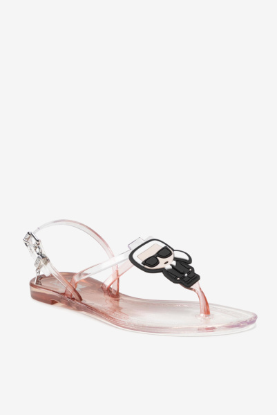 Karl Lagerfeld | резиновые сандали Jelly Gradient Ikonik Sling Black KL80002A V00