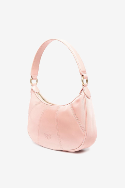 PINKO | комбинированная сумка Mini Half Moon Recycled Nylon Pesca 1P22KS Y7UX O66B