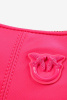 PINKO | комбинированная сумка Mini Half Moon Recycled Nylon Fuxia 1P22KS Y7UX Q46B || PINKO | комбінована сумка Mini Half Moon Recycled Nylon Fuxia 1P22KS Y7UX Q46B