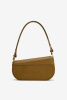 JW PEI | сумка Addisyn Faux Suede Panel Olive  || JW PEI | сумка Addisyn Faux Suede Panel Olive 