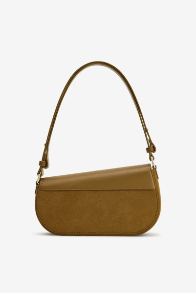 JW PEI | сумка Addisyn Faux Suede Panel Olive