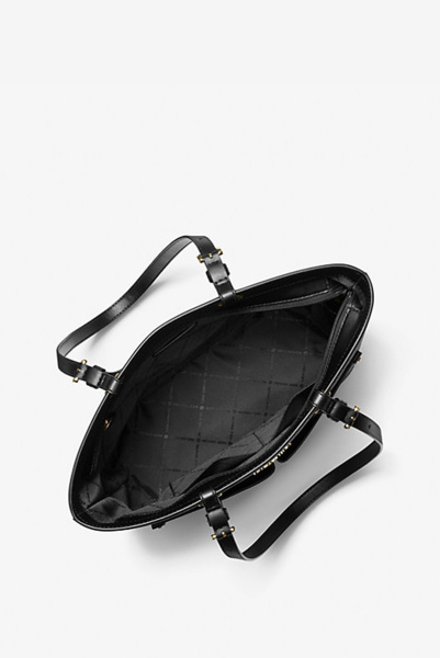 Michael Kors | сумка-тоут Jet Set Medium Logo Pocket Black 35F3GTVT3B