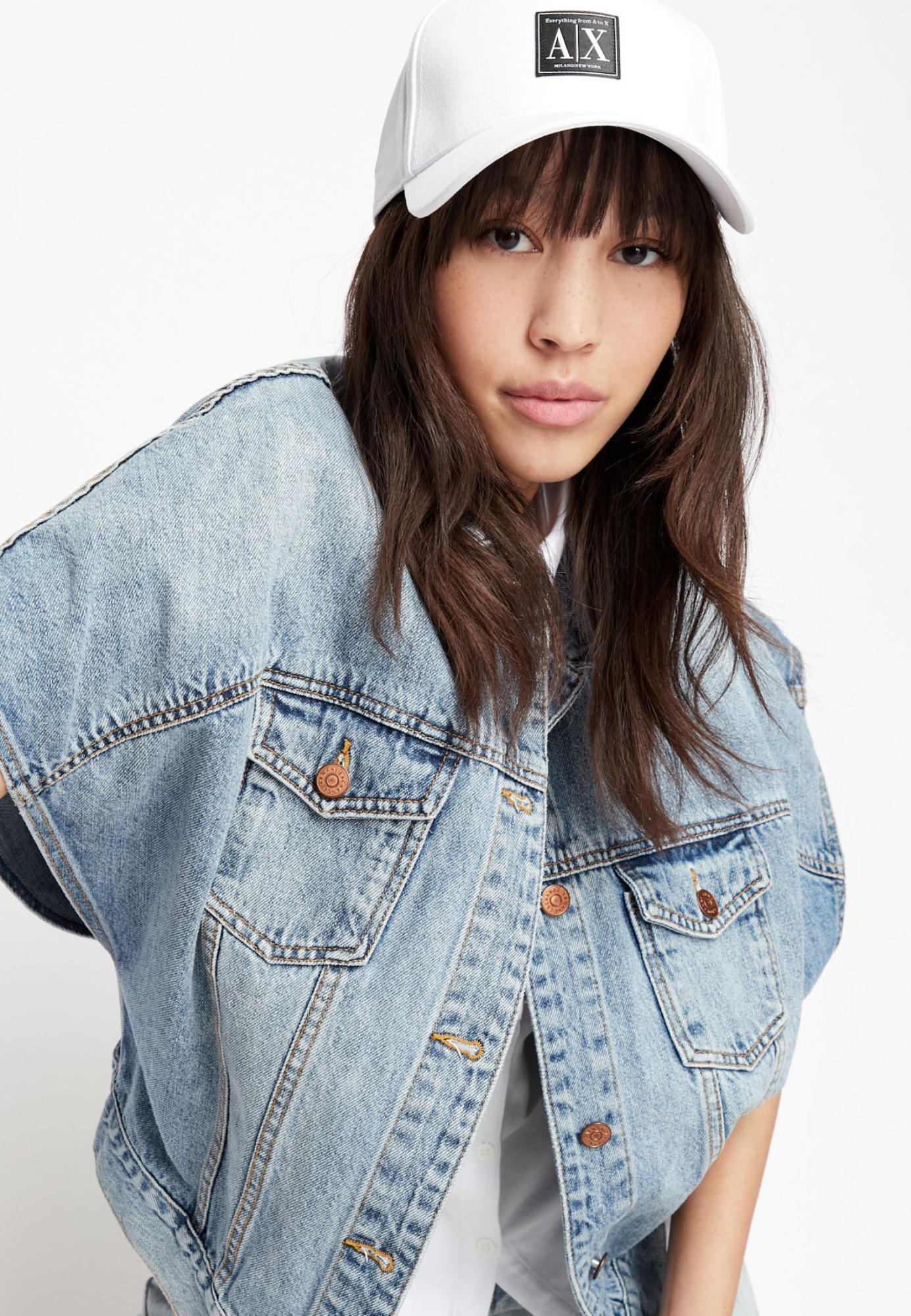 Armani Exchange | хлопковая бейсболка White  || Armani Exchange | бавовняна бейсболка White 