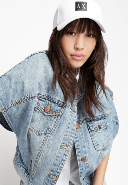 Armani Exchange | хлопковая бейсболка White