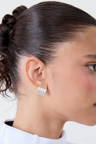 Heaven Mayhem | сережки Clemmie Silver HMSP-0159-02N