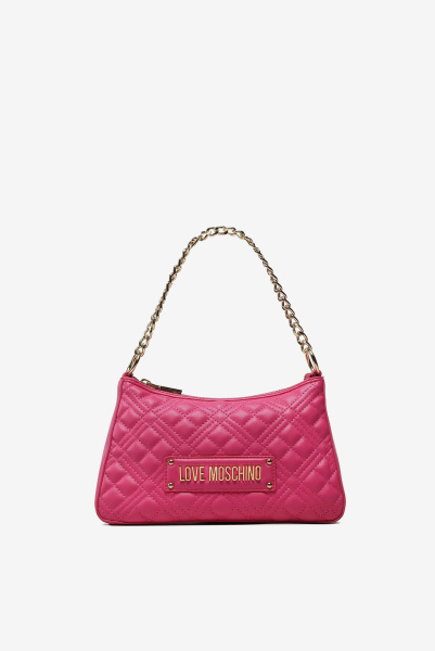 Love Moschino | кожаная сумка Quilted Fuxia