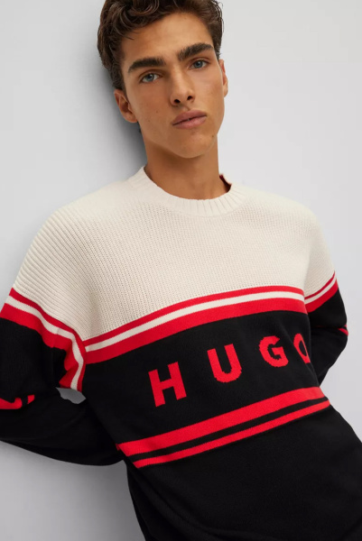 HUGO | пуловер Sopid Black