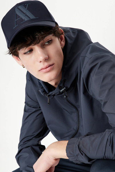 Armani Exchange | темно-синяя бейсболка с резиновым логотипом 954079 СС518 37735