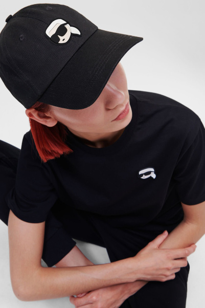 Karl Lagerfeld | хлопковая бейсболка K/Ikonik 2.0 Black 230W3401 A999