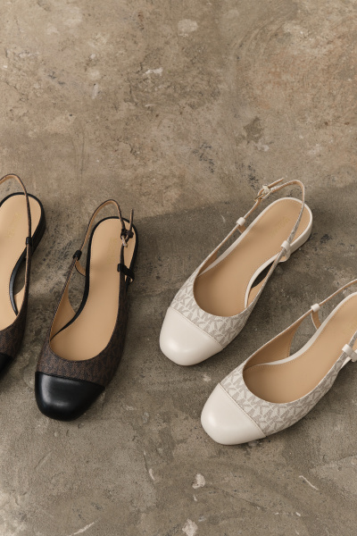 Michael Kors | слінгбеки Perla Flex Logo Brown  40R4PLFP1B