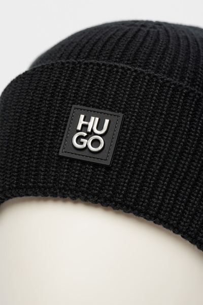 HUGO | чорна шапка Xamoh 50500505 001